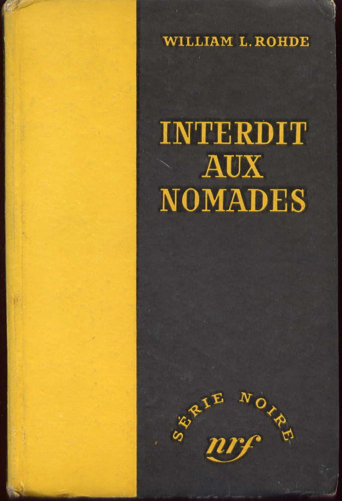 Couverture Interdit aux nomades Gallimard