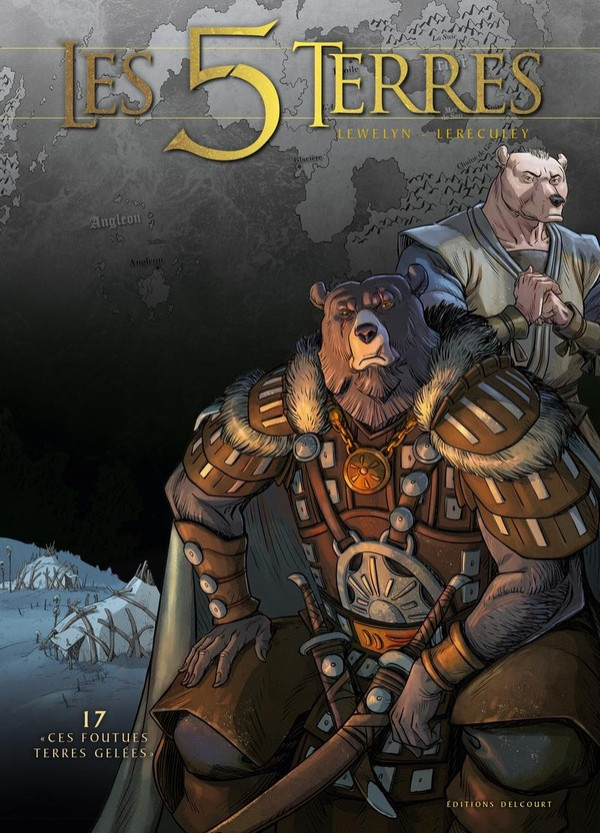 Couverture Ces foutues terres gel�es