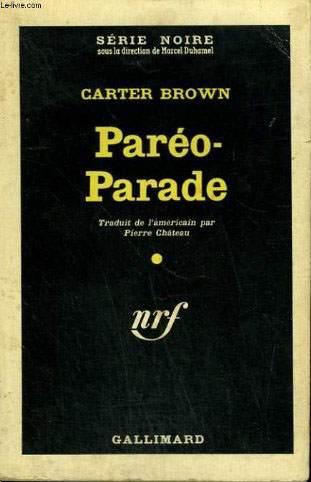 Couverture Paro-parade Gallimard