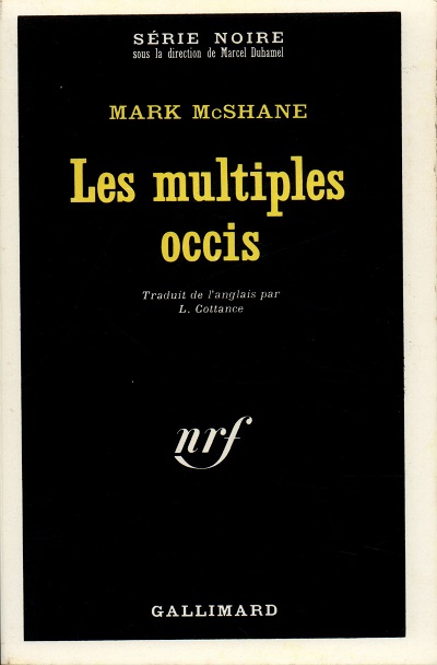 Couverture Les Multiples Occis Gallimard
