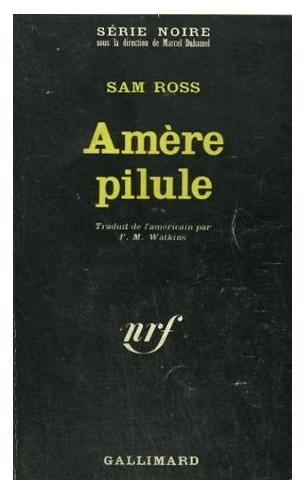 Couverture Amre Pilule Gallimard