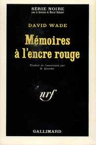 Couverture Mmoires  l'encre rouge Gallimard